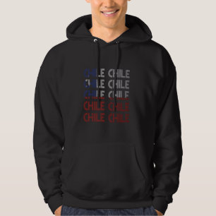Sudadera Chile Bandera Hispano Mes de la Herencia Niños Niñ
