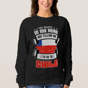 Sudadera Chile en mi cabeza