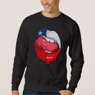 Sudadera Chile Fanático Bandera De Ventilador