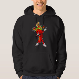 Sudadera Chili suave morrón mexicano caliente jalapeno dab