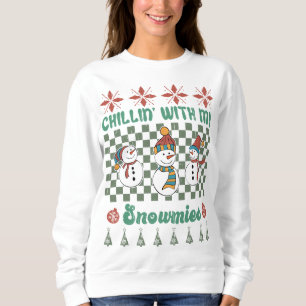 Sudadera Chilin con mis muñecas de nieve - Winter Wonderlan