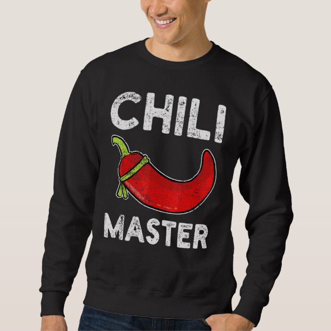Sudadera Chilis Scharf Meister Chef Master (Anverso)