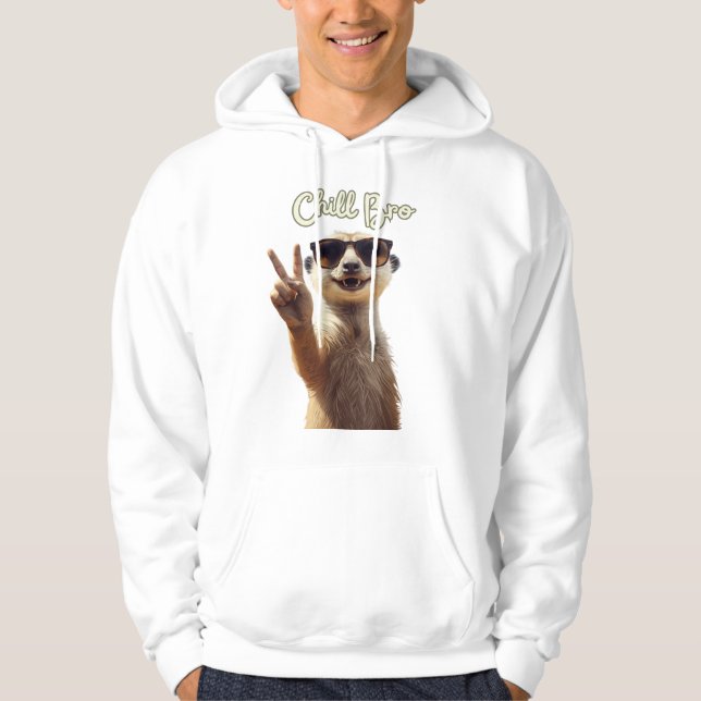 Sudadera Chill Bro – Funny Sloth Hoodie (Anverso)