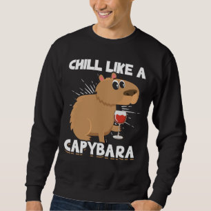Sudadera Chill Capybara Cute Animal Lover
