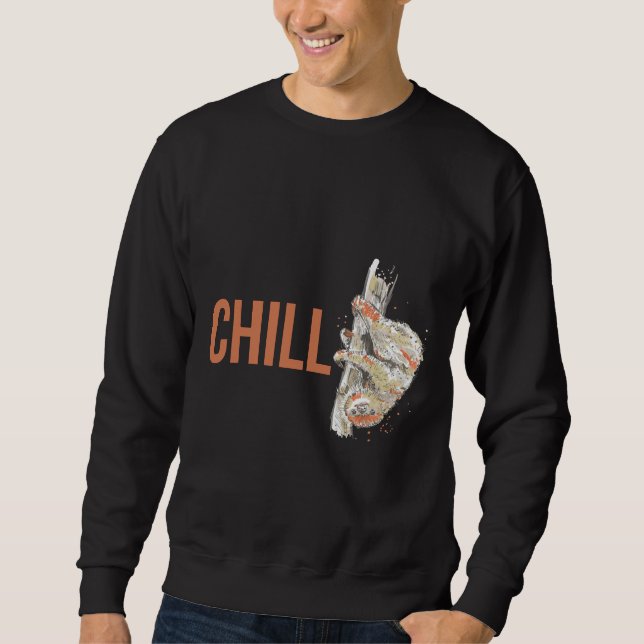 Sudadera Chill Little Sloth Sketch (Anverso)