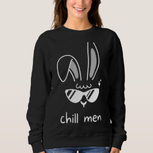 Sudadera Chill Men Bunny Ears Glasses Bunny Spring R