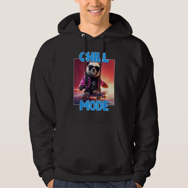 Sudadera Chill Mode Panda Bear Animal  Cute Panda (Anverso)