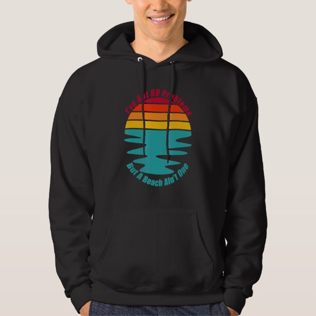 Sudadera Chill Relax Vacation At The Beach Sand Surf Sun An (Anverso)
