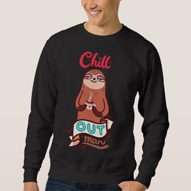 Sudadera Chill Sloth 2 (Anverso)