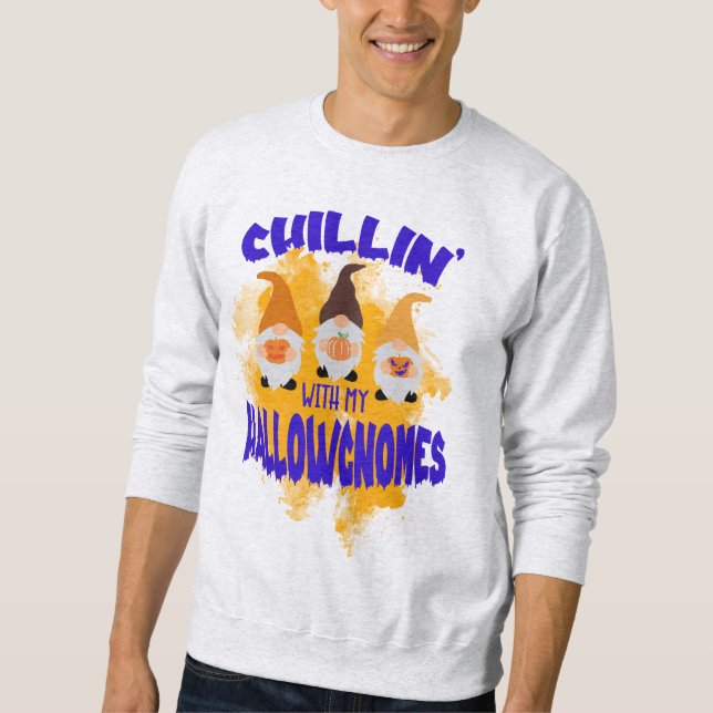 Sudadera Chillin con el diseño de la casa de la camiseta de (Anverso)