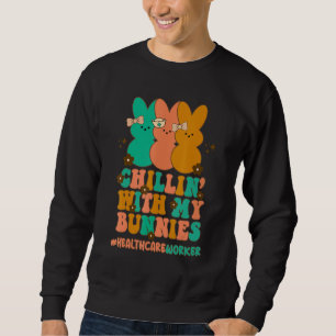 Sudadera Chillin Con La Enfermera Del Trabajador De Salud D