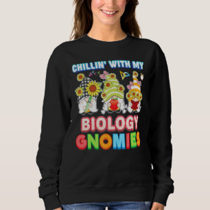 Sudadera Chillin Con Mi Docente De Gnomías De Biología
