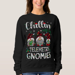 Sudadera Chillin Con Mi Enfermera De Telemetría Gnomies Gno