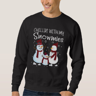 Sudadera Chillin Con Mi Familia De Nieves Pajamas Snowman C
