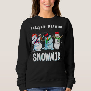 Sudadera Chillin Con Mi Familia De Nieves Pajamas Snowman C