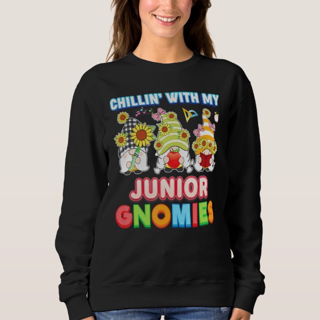Sudadera Chillin Con Mi Joven Profesor De Gnomías (Anverso)