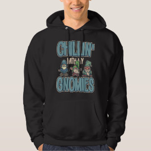 Sudadera Chillin Con Mi Ley De Navidades De Gnome Garden