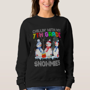 Sudadera Chillin' con mi sétimo curso de Snowmies Santa Mae