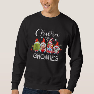 Sudadera Chillin con mis cómicos Navidades Gnome Grap