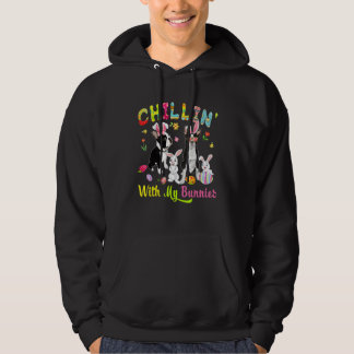 Sudadera Chillin' Con Mis Conejitos Aburriados Conejitos Bo