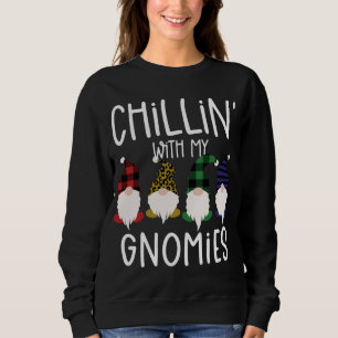 Sudadera Chillin Con Mis Gnomías De Leopardo Envuelto
