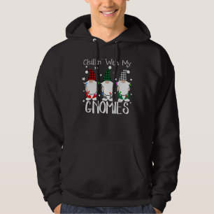 Sudadera Chillin Con Mis Gnomies Funny Gnome Navidad Pama