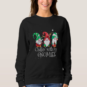 Sudadera Chillin Con Mis Gnomies Navidades De Gnome Garden 