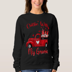 Sudadera Chillin Con Mis Gnomies Presentes Para Las Mujeres
