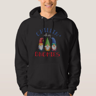 Sudadera Chillin Con Mis Gnomies Santa Claus Garden Gnome C