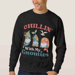 Sudadera Chillin con mis gnomos de sirena oceánica