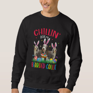 Sudadera Chillin' Con Mis Huevos De Pascua De Collie Felice