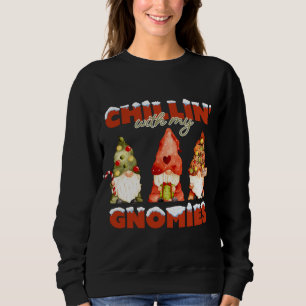 Sudadera Chillin' Con Mis Navidades De Gnomies Que Coincide