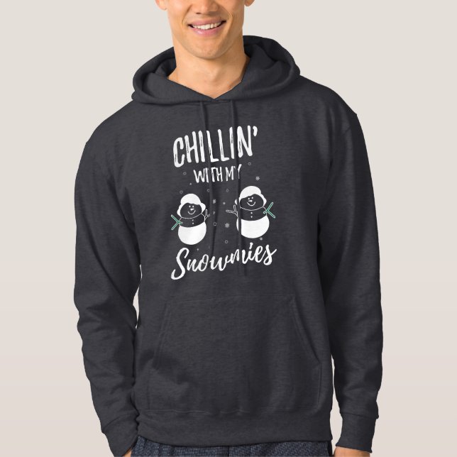 Sudadera Chillin' con mis Snowmies (Anverso)