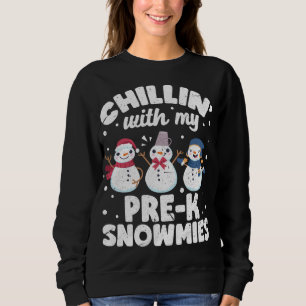 Sudadera Chillin Con Mis Snowmies Aburridas Nieves