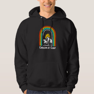 Sudadera Chillin En Campamento Camping Tropical Camper Send