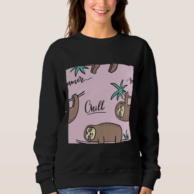 Sudadera Chillin Sloth 3 (Anverso)