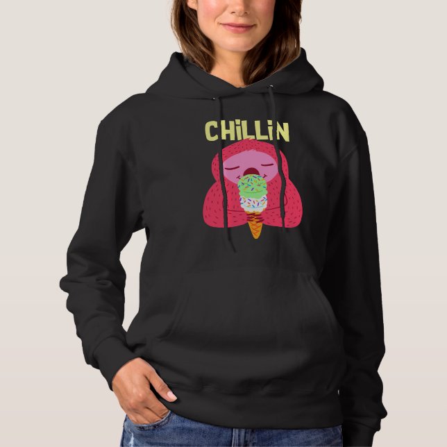 Sudadera Chillin Sloth Chilling (Anverso)