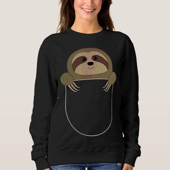 Sudadera Chillin Sloth Pocket (Anverso)