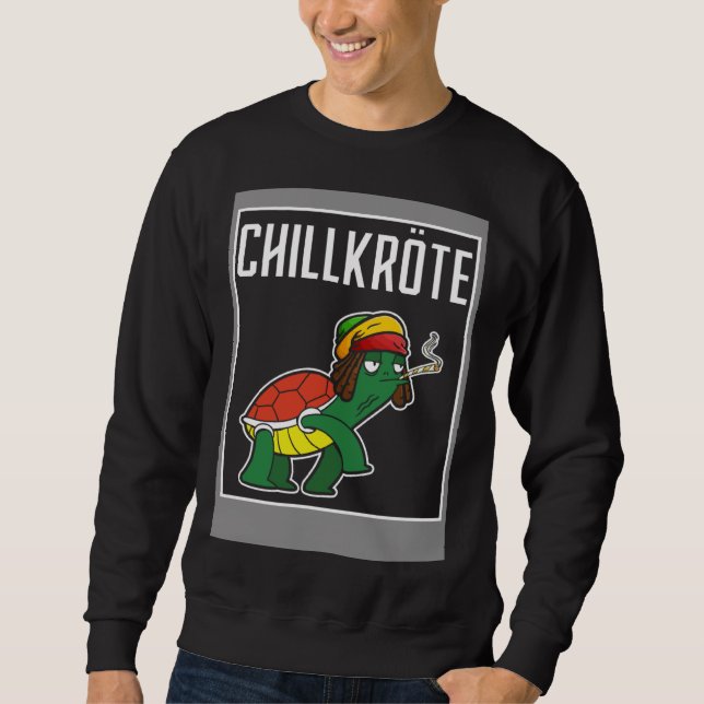Sudadera Chillkröte Couple Weed (Anverso)