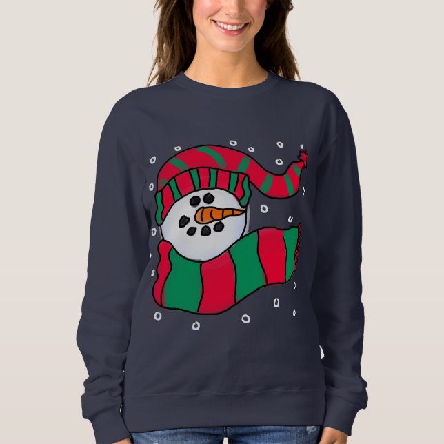 Sudadera Chilowman resume arte de Navidades para usar (Anverso)