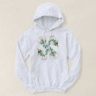 Sudadera Chimera - Caballo de mar de pavo real Unisex Hoodi