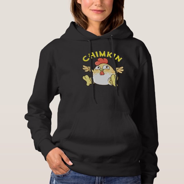 Sudadera Chimkin Grasa Derpy Chicken Meme Agricultor de Pol (Anverso)