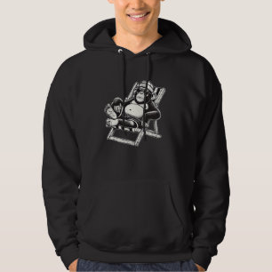 Sudadera Chimpancé Chillin divertido del Chimp Limpio