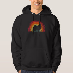 Sudadera Chin japonés vintage Perro Arcoiris Hombres Mujere