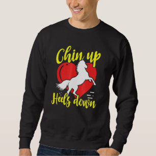 Sudadera Chin Up Heels Down Equestrian