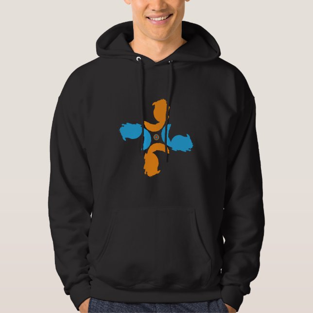 Sudadera Chinchilla Circle Animal Lover Idea (Anverso)