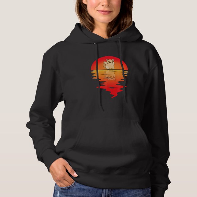 Sudadera Chinchilla Dancing Vintage Sunset Chinchilla Owne (Anverso)