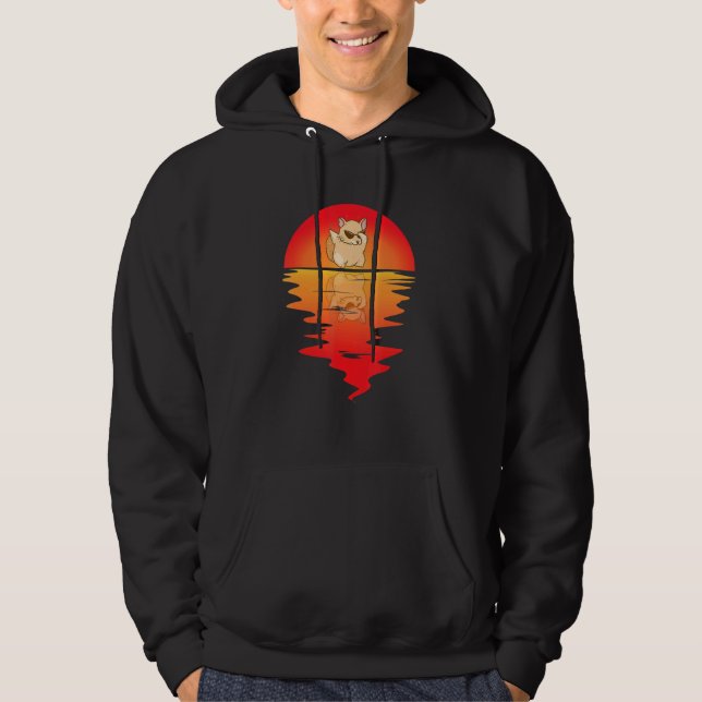 Sudadera Chinchilla Dancing Vintage Sunset Chinchilla Owne (Anverso)
