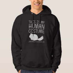 Sudadera Chinchilla Fácil Halloween Disfraz Rodent DIY
