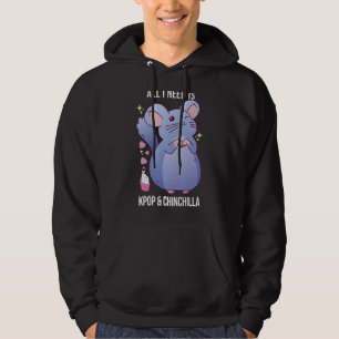 Sudadera Chinchilla Kpop Música bailando Chinchilla Rodent 